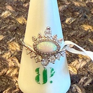 Bomb Party 2025 October Birthday ring Atop the Clouds size 9 NWT